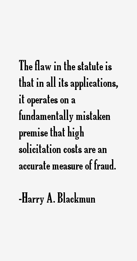 Harry A. Blackmun Quotes