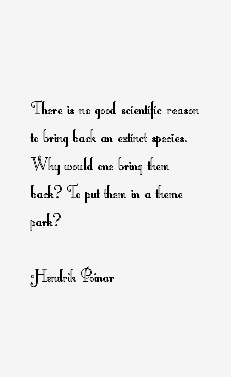 Hendrik Poinar Quotes