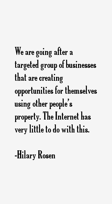 Hilary Rosen Quotes