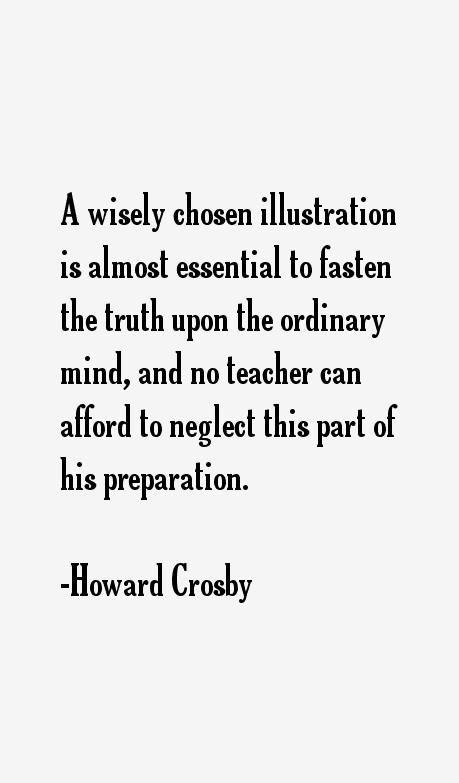 Howard Crosby Quotes