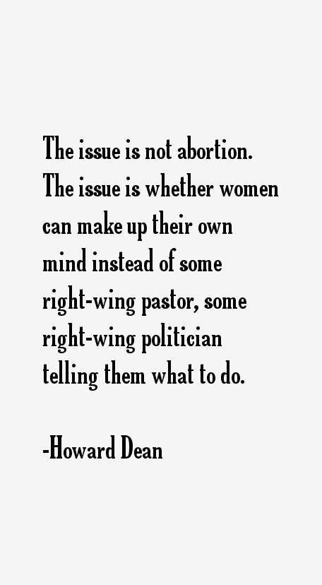 Howard Dean Quotes