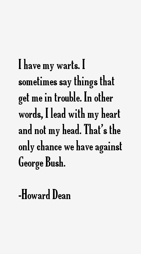 Howard Dean Quotes