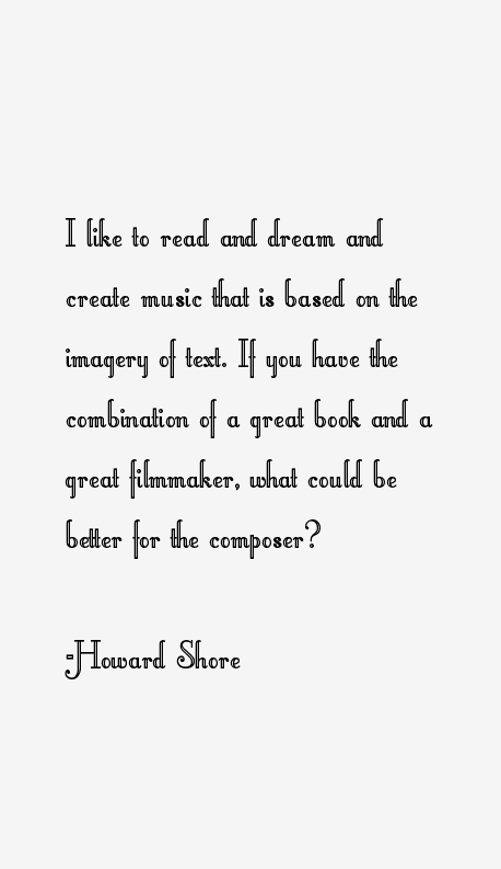 Howard Shore Quotes