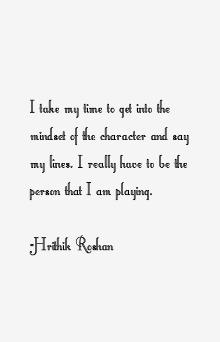 Hrithik Roshan Quotes