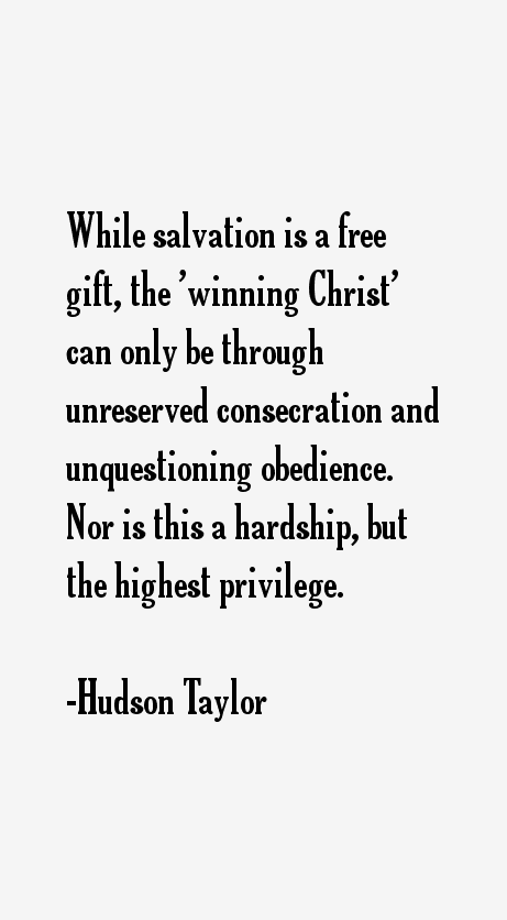 Hudson Taylor Quotes