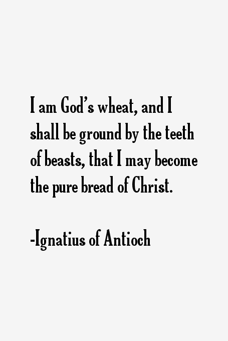 Ignatius of Antioch Quotes