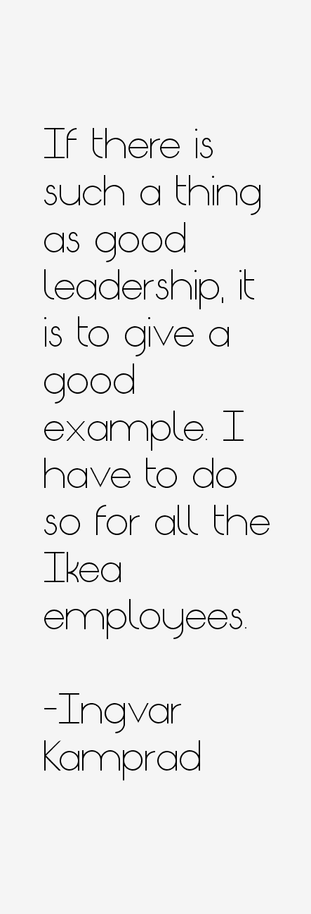Ingvar Kamprad Quotes