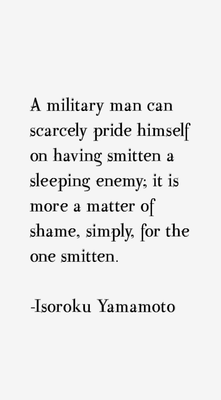 Isoroku Yamamoto Quotes