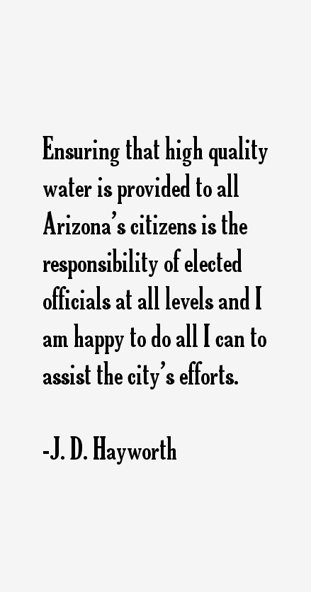 J. D. Hayworth Quotes
