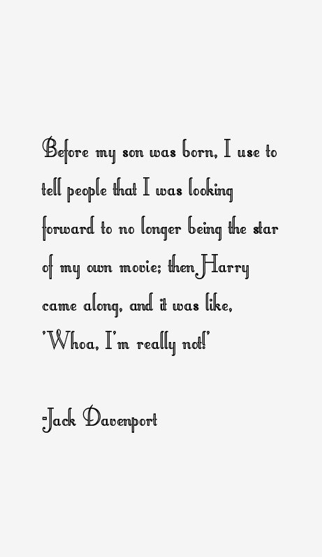 Jack Davenport Quotes