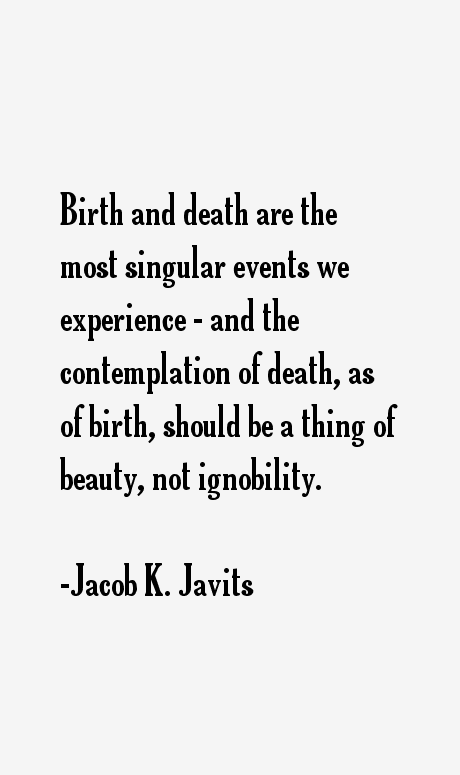 Jacob K. Javits Quotes