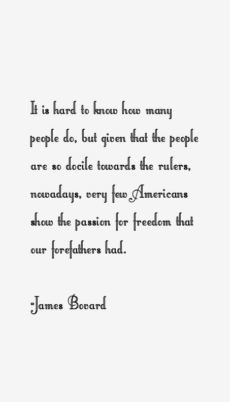 James Bovard Quotes