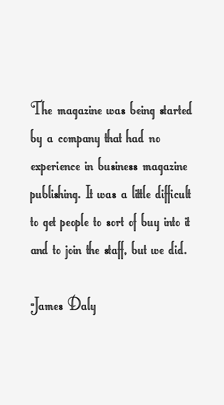 James Daly Quotes