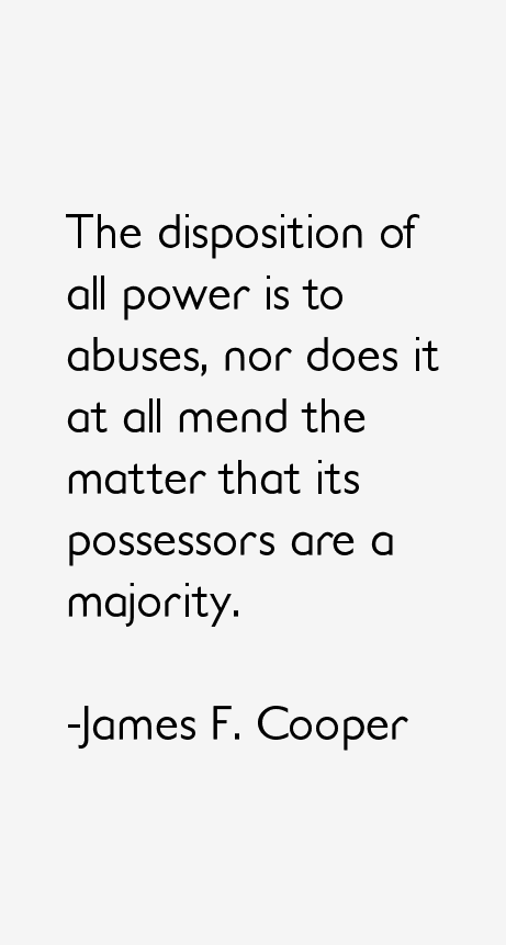 James F. Cooper Quotes