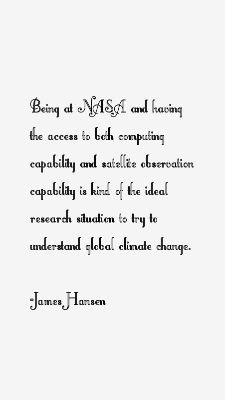 James Hansen Quotes