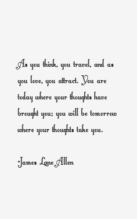 James Lane Allen Quotes