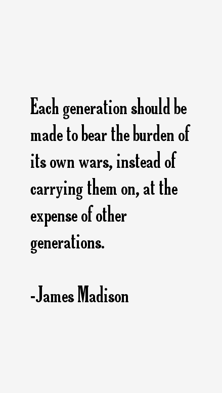 James Madison Quotes