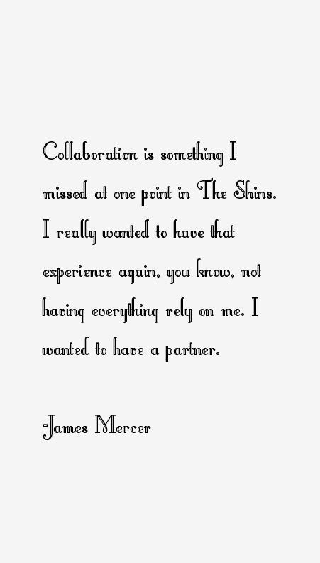 James Mercer Quotes