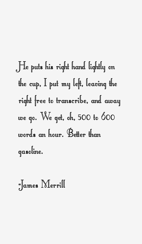 James Merrill Quotes