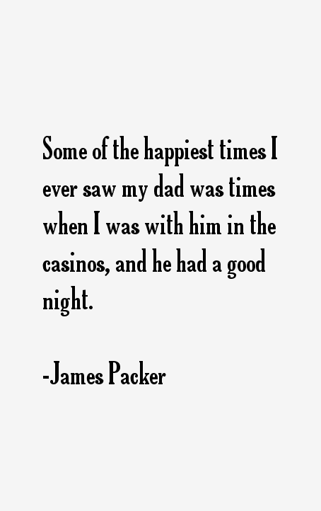 James Packer Quotes