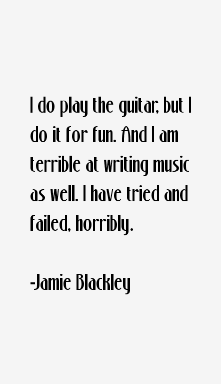 Jamie Blackley Quotes