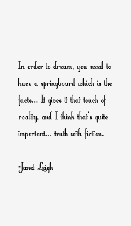 Janet Leigh Quotes