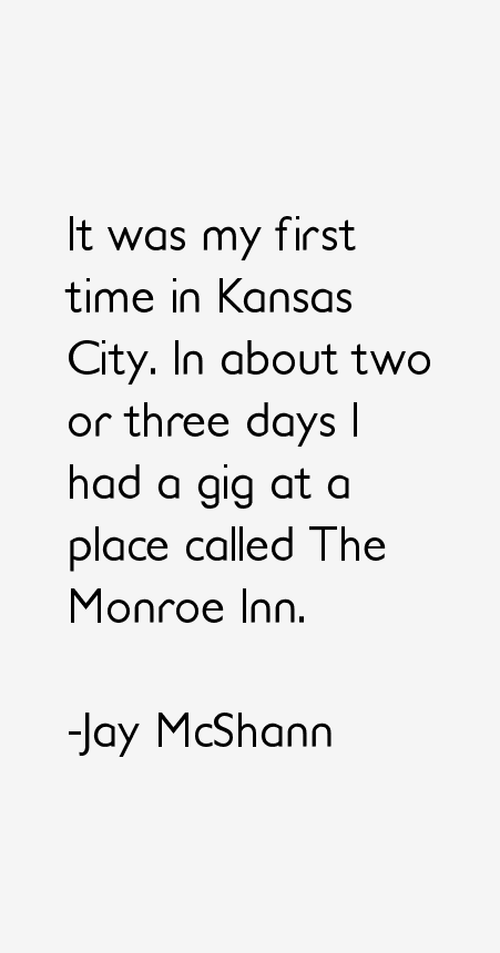 Jay McShann Quotes