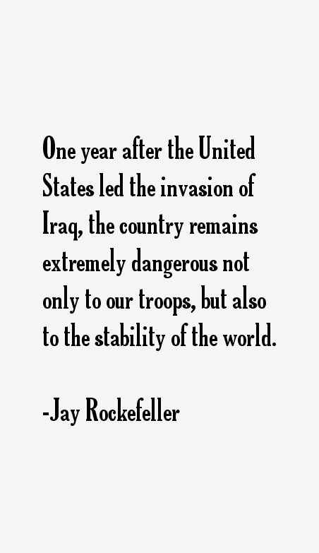 Jay Rockefeller Quotes