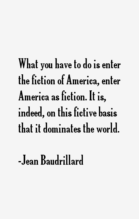Jean Baudrillard Quotes