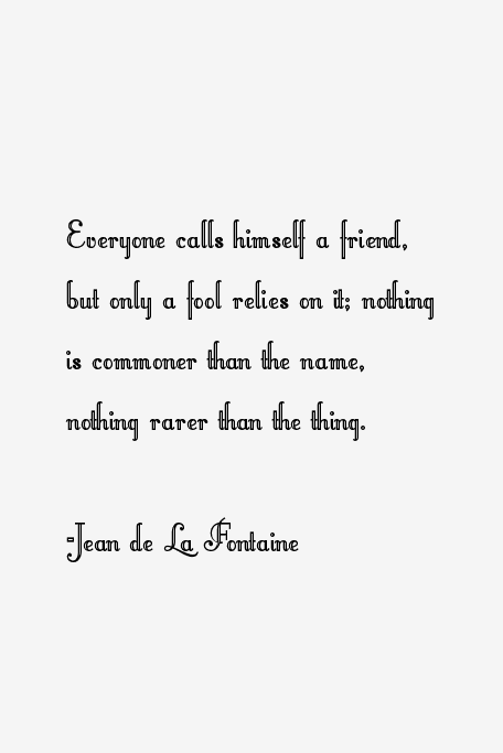 Jean de La Fontaine Quotes