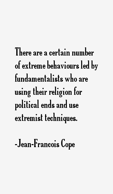 Jean-Francois Cope Quotes