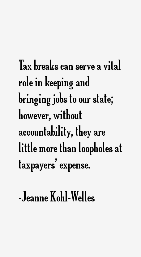 Jeanne Kohl-Welles Quotes