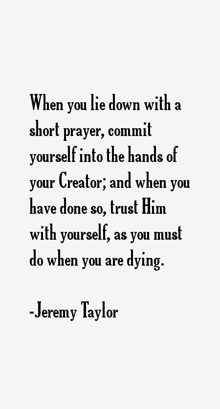 Jeremy Taylor Quotes