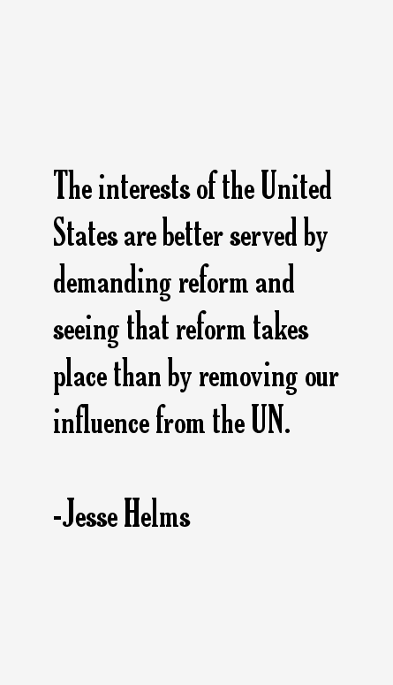 Jesse Helms Quotes