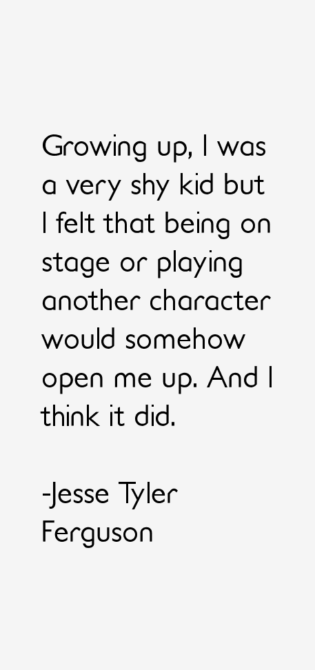 Jesse Tyler Ferguson Quotes