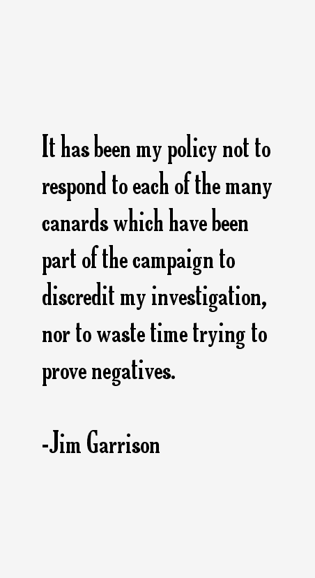 Jim Garrison Quotes