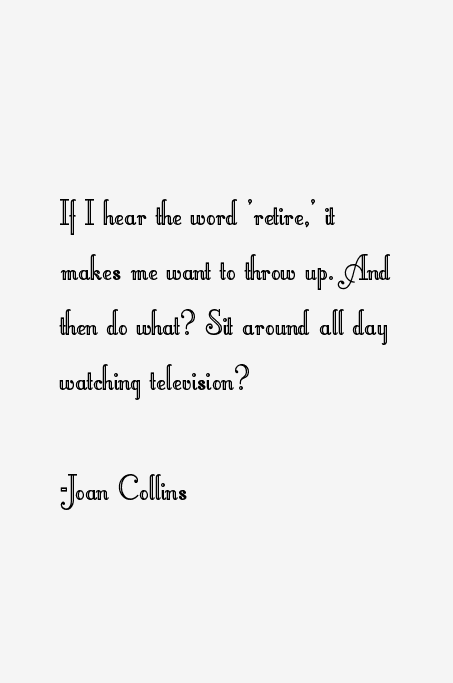 Joan Collins Quotes