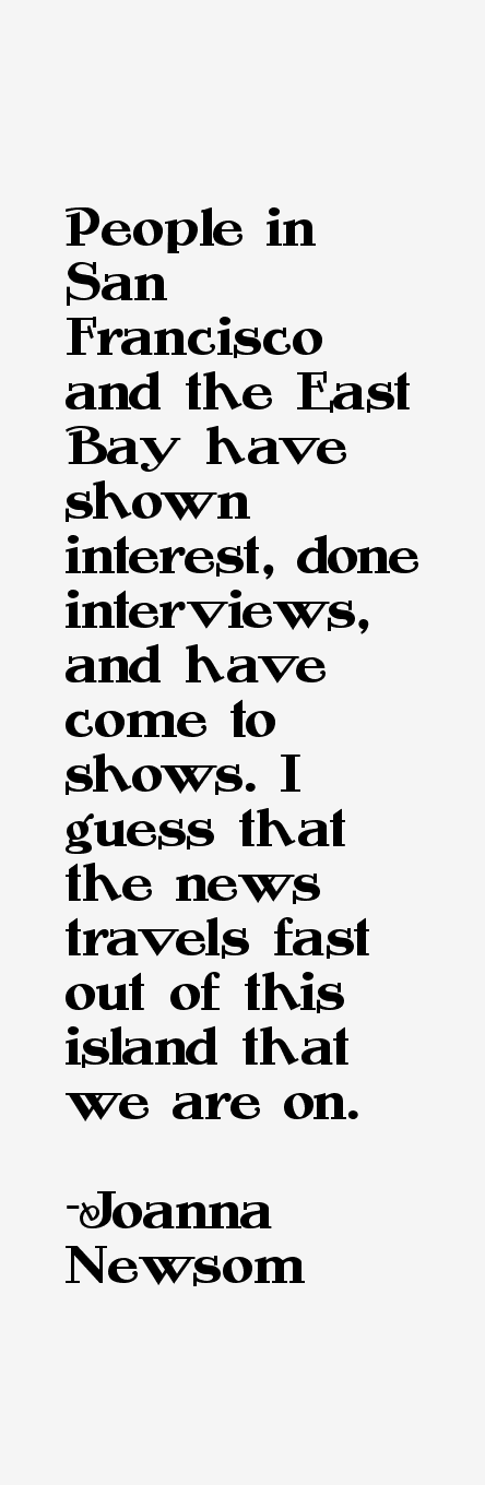 Joanna Newsom Quotes
