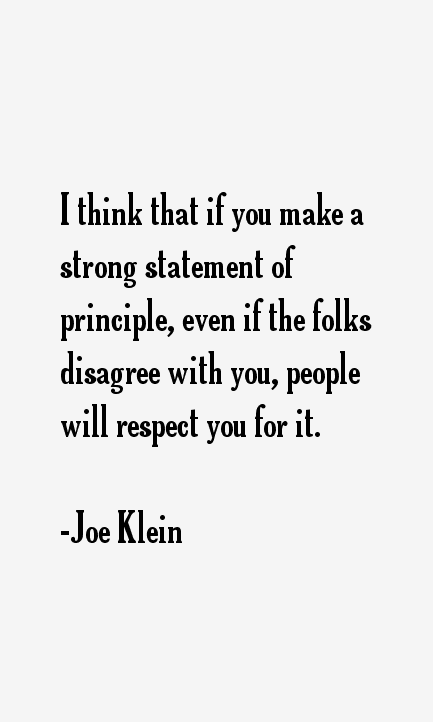 Joe Klein Quotes