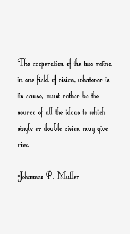 Johannes P. Muller Quotes