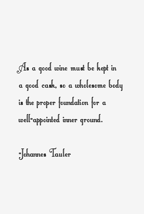 Johannes Tauler Quotes