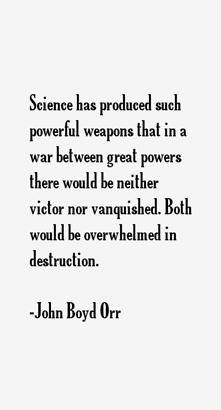 John Boyd Orr Quotes