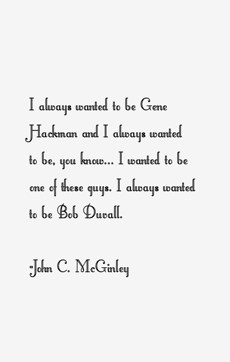 John C. McGinley Quotes
