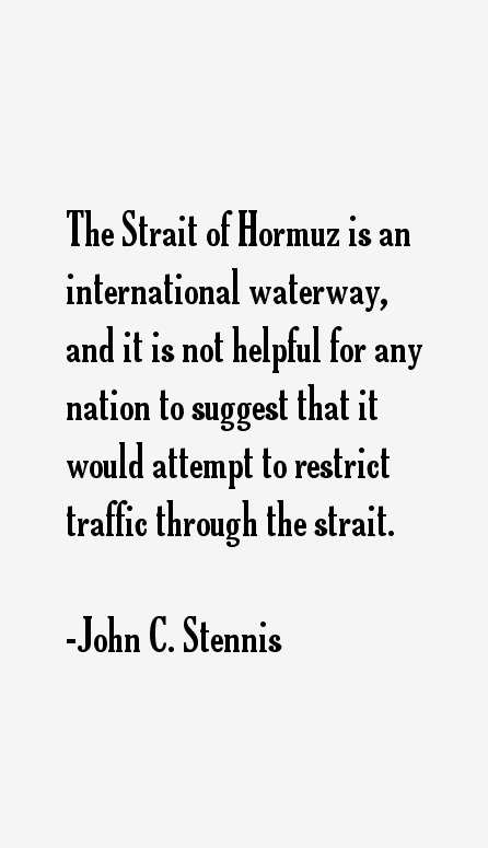 John C. Stennis Quotes
