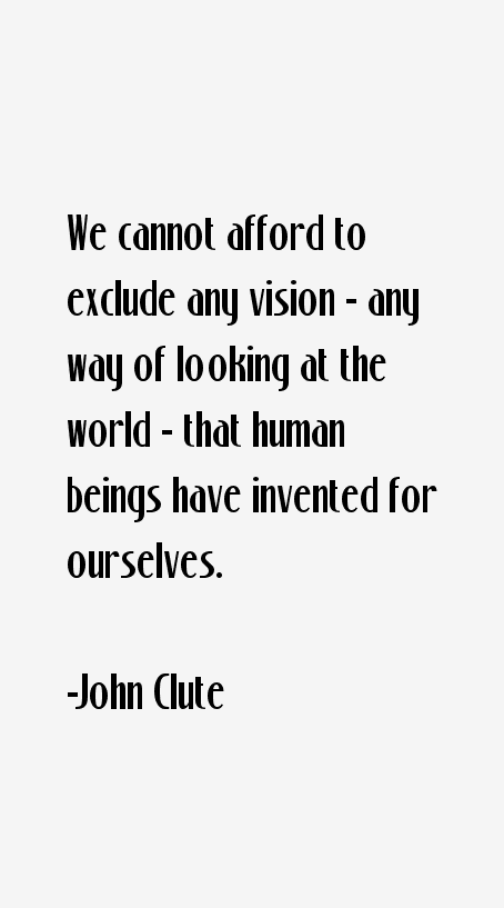 John Clute Quotes