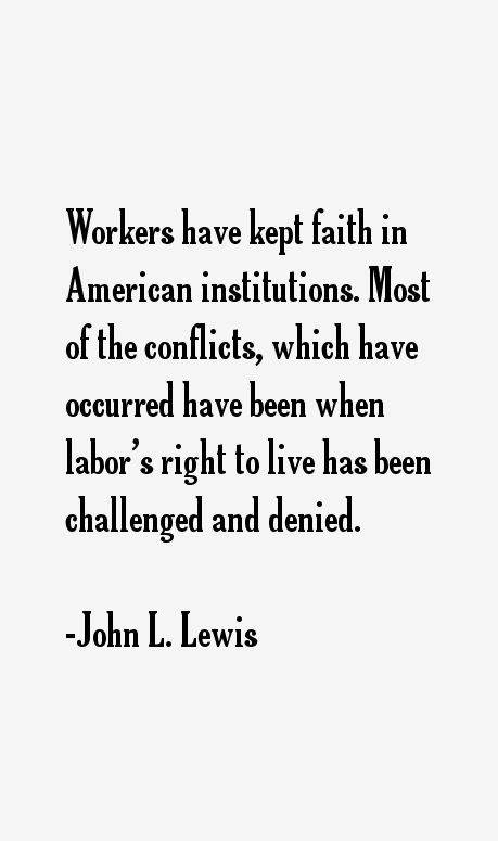 John L. Lewis Quotes