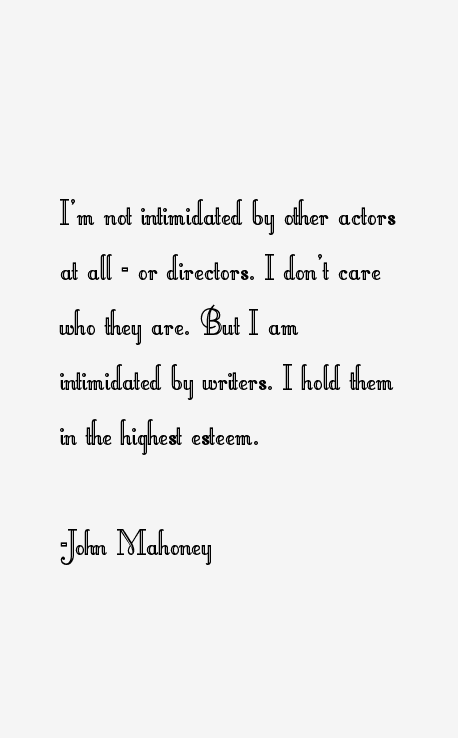 John Mahoney Quotes