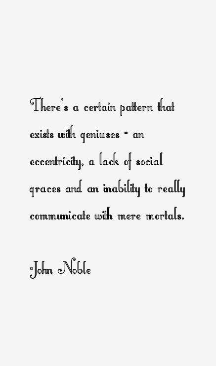 John Noble Quotes