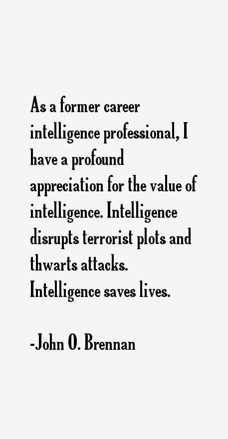 John O. Brennan Quotes