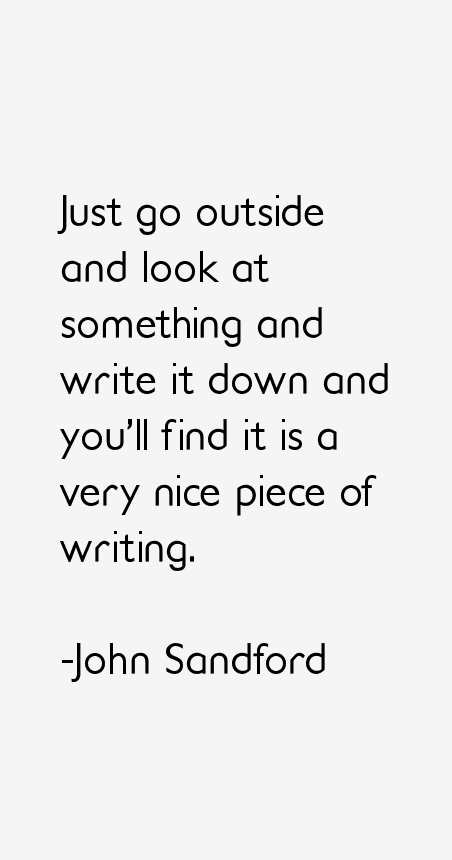John Sandford Quotes